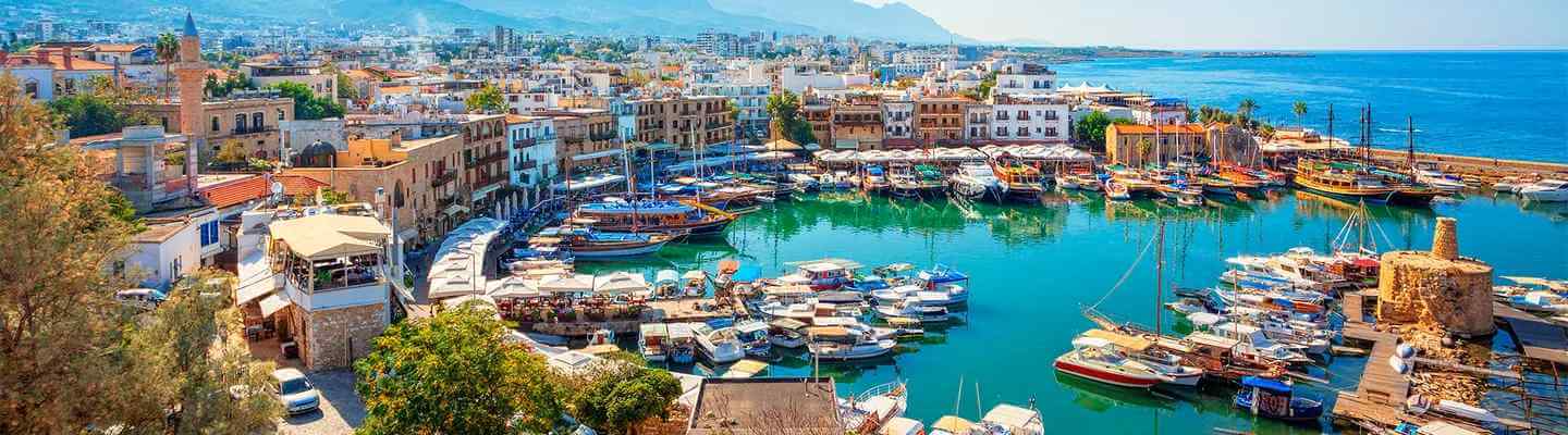 Kıbrıs iskele manzarası